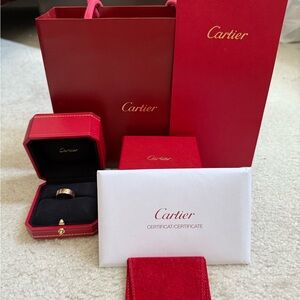 Cartier Certificate with Red Holder